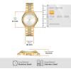 imageMichael Kors Lennox Womens Watch Stainless Steel Watch for Women with Steel or Silicone BandGold Glitz Bracelet