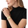 imageMichael Kors Lennox Womens Watch Stainless Steel Watch for Women with Steel or Silicone BandGold Mesh Bracelet