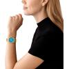imageMichael Kors Lennox Womens Watch Stainless Steel Watch for Women with Steel or Silicone BandGoldTurquoise