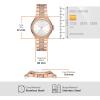 imageMichael Kors Lennox Womens Watch Stainless Steel Watch for Women with Steel or Silicone BandRose Gold Glitz Bracelet