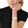 imageMichael Kors Lennox Womens Watch Stainless Steel Watch for Women with Steel or Silicone BandRose Gold Glitz Bracelet