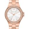 imageMichael Kors Lennox Womens Watch Stainless Steel Watch for Women with Steel or Silicone BandRose Steel
