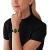 imageMichael Kors Lexington Womens Watch Stainless Steel Chronograph Watch for WomenGoldBlack Leather