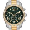 imageMichael Kors Lexington Womens Watch Stainless Steel Chronograph Watch for WomenTwo Tone Glitz