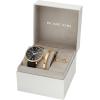 imageMichael Kors Pyper ThreeHand Black Leather Womens Watch and Jewelry Gift Set Model MK1077SET