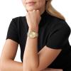 imageMichael Kors Pyper ThreeHand GoldTone Stainless Steel Mesh Womens Watch Model MK4339