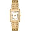 imageMichael Kors Emery Womens Watch Rectangular Stainless Steel Watch for Women with Steel or Leather BandGoldWhite Dial