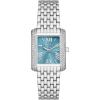 imageMichael Kors Emery Womens Watch Rectangular Stainless Steel Watch for Women with Steel or Leather BandSilverAqua