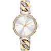 imageMichael Kors Lady Nini Womens Watch Stainless Steel ChainLink Bracelet and Pav Crystal Watch for WomenSilverGold