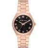 imageMichael Kors Lennox Womens Watch Stainless Steel Watch for Women with Steel or Silicone Band37MM Rose GoldBlack