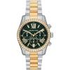 imageMichael Kors Lexington Womens Watch Stainless Steel Chronograph Watch for WomenTwo Tone Glitz