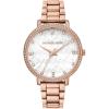 imageMichael Kors Pyper ThreeHand Rose GoldTone Alloy Metal Womens Watch Model MK4594