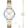 imageMichael Kors Pyper Womens Watch Stainless Steel Watch for Women with Steel Leather or Silicone BandTwo Tone BraceletEarring Set