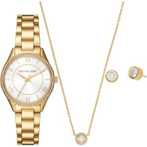 imageMichael Kors Lauryn Womens Watch Stainless Steel Bracelet Watch for WomenGold Gift Set