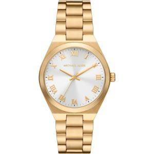 imageMichael Kors Lennox Womens Watch Stainless Steel Watch for Women with Steel or Silicone Band37MM Gold