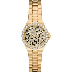 imageMichael Kors Lennox Womens Watch Stainless Steel Watch for Women with Steel or Silicone BandGoldBlack Dial