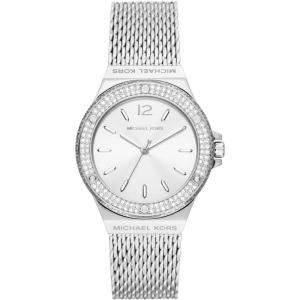 imageMichael Kors Lennox Womens Watch Stainless Steel Watch for Women with Steel or Silicone BandSilver Mesh Bracelet