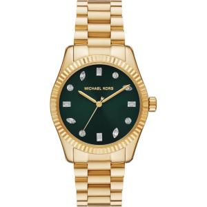 imageMichael Kors Lexington Womens Watch Stainless Steel Chronograph Watch for WomenGoldGreen Dial