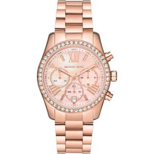 imageMichael Kors Lexington Womens Watch Stainless Steel Chronograph Watch for WomenRose GoldTone