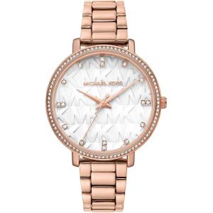 imageMichael Kors Pyper ThreeHand Rose GoldTone Alloy Metal Womens Watch Model MK4594