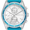 imageMichael Kors Hadyn Womens Watch Stainless Steel Watch for Women with Silicone BandSilverBlue