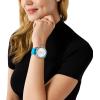 imageMichael Kors Hadyn Womens Watch Stainless Steel Watch for Women with Silicone BandSilverBlue