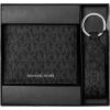 imageMichael Kors Malone Slim Billfold Wallet ampamp Key Fob Gift Set Black