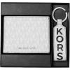 imageMichael Kors Malone Slim Billfold Wallet ampamp Key Fob Gift Set Bright White