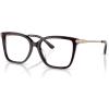 imageMichael Kors Womens MK4101U Shenandoah Universal Fit Square Prescription Eyewear Frames CordovanDemo Lens 53 mm