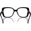 imageMichael Kors Womens MK4104U Perth Universal Fit Square Prescription Eyewear Frames BlackDemo Lens 53 mm