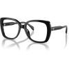 imageMichael Kors Womens MK4104U Perth Universal Fit Square Prescription Eyewear Frames BlackDemo Lens 53 mm