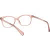 imageMichael Kors Womens Mk4035 Ambrosine Rectangular Prescription Eyewear FramesTransparent MulberryDemo Lens