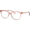 imageMichael Kors Womens Mk4035 Ambrosine Rectangular Prescription Eyewear FramesTransparent MulberryDemo Lens