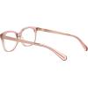 imageMichael Kors Womens Mk4035 Ambrosine Rectangular Prescription Eyewear FramesTransparent MulberryDemo Lens