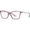 imageMichael Kors Womens Mk4058 Caracas Rectangular Prescription Eyewear FramesBurgundy CrystalDemo Lens