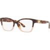 imageMichael Kors Womens Mk4094u Karlie I Universal Fit Square Prescription Eyewear FramesDark TortoisePinkDemo Lens