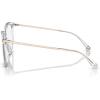imageMichael Kors Womens Mk4106u Westport Universal Fit Round Prescription Eyewear FramesClear TransparentDemo Lens