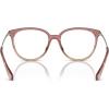 imageMichael Kors Womens Mk4106u Westport Universal Fit Round Prescription Eyewear FramesDusty Rose Light BrownDemo Lens