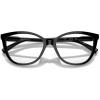 imageMichael Kors Womens Mk4109u Westminster Universal Fit Cat Eye Prescription Eyewear FramesBlackDemo Lens