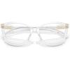 imageMichael Kors Womens Mk4109u Westminster Universal Fit Cat Eye Prescription Eyewear FramesClear TransparentDemo Lens