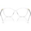 imageMichael Kors Womens Mk4109u Westminster Universal Fit Cat Eye Prescription Eyewear FramesClear TransparentDemo Lens