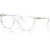 imageMichael Kors Womens Mk4109u Westminster Universal Fit Cat Eye Prescription Eyewear FramesClear TransparentDemo Lens