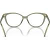 imageMichael Kors Womens Mk4109u Westminster Universal Fit Cat Eye Prescription Eyewear FramesGreen TransparentDemo Lens