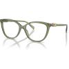 imageMichael Kors Womens Mk4109u Westminster Universal Fit Cat Eye Prescription Eyewear FramesGreen TransparentDemo Lens