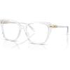 imageMichael Kors Womens Mk4110u Avila Universal Fit Square Prescription Eyewear FramesClear TransparentDemo Lens