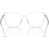 imageMichael Kors Womens Mk4110u Avila Universal Fit Square Prescription Eyewear FramesClear TransparentDemo Lens