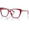 imageMichael Kors Womens Mk4110u Avila Universal Fit Square Prescription Eyewear FramesRedDemo Lens