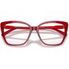 imageMichael Kors Womens Mk4110u Avila Universal Fit Square Prescription Eyewear FramesRedDemo Lens