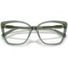 imageMichael Kors Womens Mk4110u Avila Universal Fit Square Prescription Eyewear FramesSmokey Olive TransparentDemo Lens