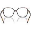 imageMichael Kors Womens Mk4111f Bernal Low Bridge Fit Square Prescription Eyewear FramesDark TortoiseDemo Lens